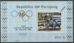 Paraguay 1979 Olympiade Moskau Block 346 Muestra Postfrisch (C27942) - Paraguay