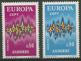 Andorra (frz.) 1972 Europa CEPT 238/39 Postfrisch - Nuevos