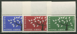 Zypern 1963 Europa CEPT Oberrand 215/17 OR Postfrisch - Ungebraucht