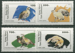 Türkisch-Zypern 1989 Jagdwild: Rotfuchs, Zypern-Feldhase 252/55 Postfrisch - Unused Stamps