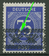 Bizone 1948 Ziffern Bandaufdruck Mit Aufdruckfehler 67 Ia AF O II Postfrisch - Ungebraucht