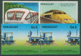 Paraguay 1985 Eisenbahn 3870/72, 3870 Als Paar Postfrisch - Paraguay