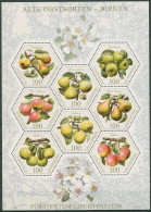 Liechtenstein 2016 Alte Obstsorten Birnen 1806/13 K Postfrisch (C60390) - Blocs & Feuillets