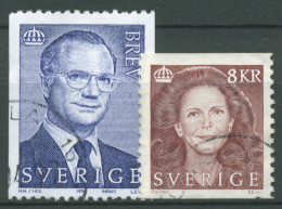 Schweden 1997 König Carl XVI. Gustav & Königin Silvia 1994/95 Gestempelt - Oblitérés