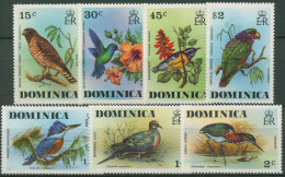 Dominica 1976 Tiere Vögel 481/87 Postfrisch - Dominique (...-1978)