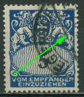 Danzig Portomarken 1927 Gr. Staatswappen Mit Plattenfehler P 30 XII Gestempelt - Postage Due