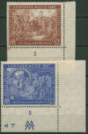 Alliierte Besetzung 1947 Leipziger Messe 941/42 II B Ecke 4 Postfrisch - Mint