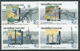 Thailand 1992 Ministerium Für Bodenschätze Bergbau Brunnenbau 1456/59 Postfrisch - Thailand