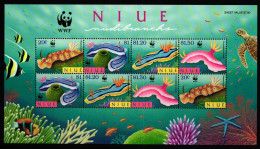 Niue Block 128 Postfrisch Meeresschnecken #JV462 - Niue