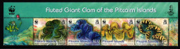 Pitcairn Inseln 865-868 Postfrisch Als 4er Streifen, Muscheln #JV396 - Pitcairn Islands