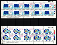 Zypern 693-694 Postfrisch Als Kleinbogen #JV682 - Gebraucht