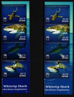 Grenada 2866-2873 Postfrisch Als 4er Streifen, Haie, Fische #JV434 - Marine Life