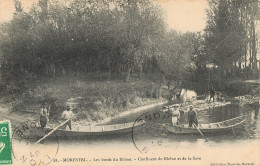Morestel Les Bords Du Rhone Confluent Du Rhone Et De La Save Flottage Du Bois - Morestel