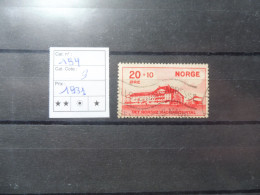 Norge Norvege Norway 154 Used Oblitéré Gestempelt 1931 - Usati