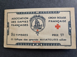 Carnet Association Des Dames Francaises - Grands Aviateurs Alliés - ** - Croix Rouge