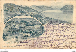 CHEXBRES SUR VEVEY HOTEL DU SIGNAL FONJALLAZ AVEC CACHET AU VERSO 1903 - Vevey