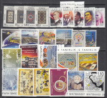 2013 Turkey Collection Of 25 Stamps + 15 Souvenir Sheets  MNH - Neufs