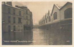 Paris 12ème * Carte Photo * Rue De Bercy , Côté Ouest * Inondations Inondé Crue - Distretto: 12