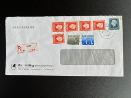 NETHERLANDS 1980 REGISTERED LETTER DALEN TO COEVORDEN 23-12-1980 NEDERLAND - Covers & Documents