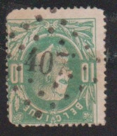 N°30  N°407 VOLVERTHEM  OBL A POINT - 1869-1883 Leopold II.