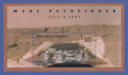 USA 1997 Mi.-Nr. Block 39 Marsmission Pathfinder Marsfahrzeug Sojourner **  - Altri & Non Classificati