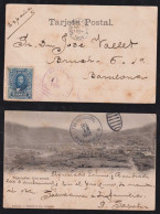 Honduras 1903 Picture Postcard NACAOME Via TEGUCIGALPA X BARCELONA Spain Via NEW ORLEANS USA - Honduras