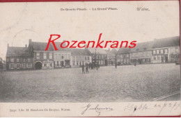 Watou Waton Poperinge De Groote Plaats La Grand' Place Geanimeerd ZELDZAAM (In Goede Staat) 1903 - Poperinge