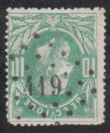 N°30  N°419 SAINTES - 1869-1883 Leopold II