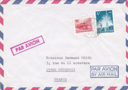 Hongrie -1973--lettre BUDAPEST  Pour MIREPOIX -09...timbres  ..cachet - Briefe U. Dokumente