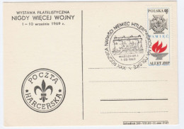 1969 POLAND Anniv GERMAN INVASION  WWII EVENT COVER Stamps Card - Cartas & Documentos