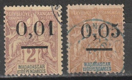 Madagascar N° 56 57 - Gebruikt