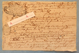 ● 1709 Généralité De MOULINS Cachet Cabinet D'Hozier - De La Chassaigne ? Dubord - Timbri Generalità