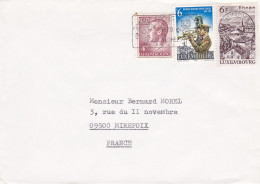 Luxembourg  -1971--lettre  LUXEMBOURG  Pour  MIREPOIX -09......timbres  ..cachet - Brieven En Documenten