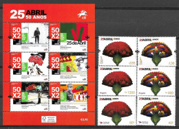 Portugal 2024 - 50 Anos Do 25 De Abril De 1974 - Emissão Conjunta Portugal, Angola E Cabo Verde - Neufs