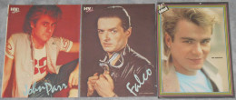 3 Pictures Of John Parr, Falco, Nik Kershaw From The 80's - Affiches & Posters