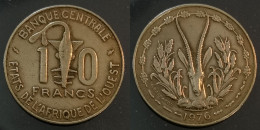Monnaie Etats De L'Afrique De L'Ouest - 1976 - 10 Francs - Andere - Afrika