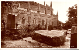 5-4-2024 (1 Z 6) Ireland - B/w (older) - St Patrick's Grave & Cathedral - Santi