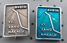 VI. JAHO MAKALU 8481m Yugoslav Expedition 1975 Alpinism Mountaineering Slovenia Ex Yugoslavia Pins - Alpinismus, Bergsteigen