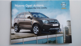 Dep114 Depliant Advertising Auto Car Voiture Opel Antara City SUV Germany - Automobili