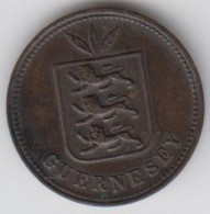 Guernsey Coin 2 Double 1902 - Condition Very Fine - Guernesey