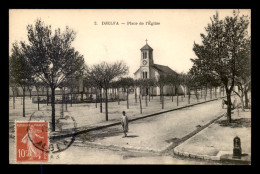 ALGERIE - SAHARA - DJELFA - PLACE DE L'EGLISE - Djelfa