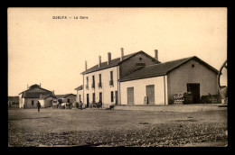 ALGERIE - SAHARA - DJELFA - FACADE DE LA GARE DE CHEMIN DE FER - Djelfa