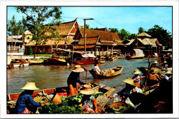 5-4-2024 (1 Z 8) Thailand - Floating Market - Marktplaatsen