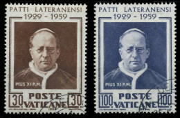 VATIKAN 1959 Nr 313-314 Gestempelt X4015C2 - Used Stamps