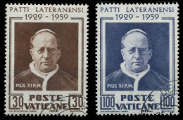 VATIKAN 1959 Nr 313-314 Gestempelt X4015C2 - Oblitérés