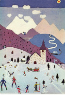 CPSM Exposition Mes Vacances à La Neige-Musée De L'affiche-Beau Timbre-RARE   L2823 - Contemporain (à Partir De 1950)