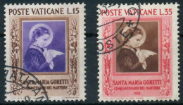 VATIKAN 1953 Nr 190-191 Gestempelt X404B62 - Usados