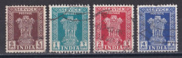 Inde  - Timbre De Service  Y&T N°  2  4  5  Et  7 Oblitérés - Timbres De Service