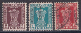 Inde  - Timbre De Service  Y&T N° 2 - 4 Et  5  Oblitérés - Dienstmarken