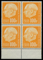 SAAR OPD 1957 Nr 426 Postfrisch VIERERBLOCK URA X478CCA - Unused Stamps